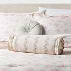 18 x7  Bolster Striped Floral Decorative Throw Pillow For Dorm - Threshold
