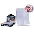 10  Ultra Pro Toploader Size 4-pocket Secure Pages - For Trading Card Binders