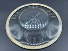 Art Deco French Sterling Silver Cut Glass Plate Tray Minevre Casqu  e 1838 - 1973