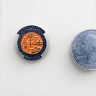 Vintage Florida State Seal Jaycees Enamel Lapel Hat Pin Az
