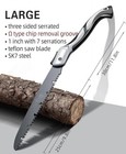 10  Folding Saw Hand Pruning Hacksaw Garden Wood Cutting Camping Tool Steel