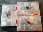 Huge Lot Of Metal Findings In Plastic Boxes Spacers Closures Bead Caps And More 