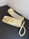 Vintage Trimline Push Button Telephone Beige Cream Landline Desk Phone Retro