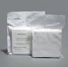 6 x6  Cleanroom Soft Wipers Class 1-10000 Microfiber Dust Free Cloth 100 Pcs bag