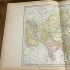 Beautiful Antique 1891 Map Of Asia 21x13 Inches