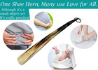 Shoe Horn Made With Real Horn Handmade  Easy Grip Long Handle Shoehorn For Men w