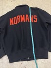 Beverly Hills High School Jacket 60s 70s Vtg Black Large Wool Varsity Normans 