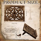 Ornate Wood Carved Bible Or Missal Stand 10 X 8 Inch Catholic Church Book Hol