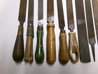 Heller Delta K   F Disston Blue Grass Nicholson Metal Hand File Lot Vintage