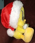 Warner Brothers Looney Tunes Hallmark Tweety Bird Plush Christmas Talking Toy T