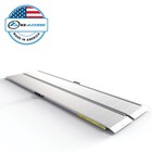 Ez-access Traverse 8ft Singlefold Portable Loading Ramp  Silver  open Box 