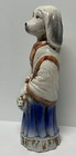 Standing Ceramic Dog Statue   14    Tall  Vintage Chinese Dog Figure  