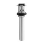Jaclo 812-pn Finger Touch Plug Lavatory Drain W overflow  Polished Nickel