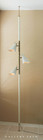 Vintage Mid Century Modern Tension Pole Lamp Atomic Danish Mcm 1950s White Brass