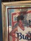 1990 s Budweiser Mirrored Sign Black Americana Girls Rare Advertising Vtg Retro