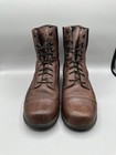 Ariat Performer Ii Lace Paddock Riding Boots Women 8b Brown Leather Equestrian