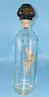 Vintage Old Fitzgerald Bourbon Whiskey Wildlife Glass Decanter Pheasant 12    Tall