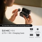 Dji Mic Mini  2 Transmitters   1  Receiver   Charging Case 