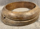 Antique Wooden Block Hat Brim Mold Millinery Form