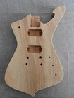 6string Diy Electric Iceman Guitar Kit Maple Neck Mahogany Body With Binding 22f