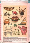 7147 Vintage Simplicity Embroidery Transfer Pattern 1970s Camera Food Milk Eggs