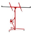 11ft Drywall Lift Panel Hoist Sheetrock Plasterboard Jack Lifter 150lbs W wheels