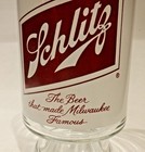 Vintage Schlitz 32 Oz  Pedestal Beer Glass The Beer That Made Milwaukee Famous