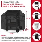 Unicook 53 Inch Grill Cover For Weber Spirit Ii 300 Heavy Duty Waterproof