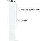 Pure Zinc Anode 2 Pcs 6 x1 x0 04  99 99  High Purity For Plating   Electroplatin