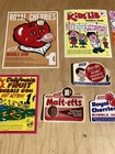 Nos Lot Of 9 Original Old Vintage Gumball Machine Display Price Labels