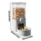 Dog Cat Feeder Automatic Dispenser Pet Dry Food Water Bowl Dish Stand Feeder