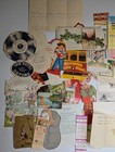 Huge Lot Vtg Paper Ephemera Letter Antique Card Scrap Advertising Holiday  2 E11