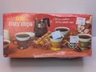 Vintage Solo Cozy Cups Set Retro Plastic Cup Holders Soup Coffee Dessert Usa