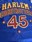 Authentic Harlem Globetrotters Basketball  Jersey  45 Moose Blue Red White Large