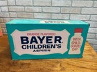 Vintage Bayer s Childrens Aspirin Drug Store Huge Box Display Advertising Sign