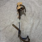 Vintage Klein Tools 8210 Left Tree Pole Climbing Spike Gaff Adjustable Leather