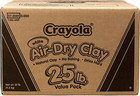Crayola 25 Lb Air Dry Clay - White Modeling Clay For Kids  Arts   Crafts