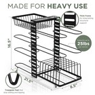 7tier Under Cabinet Pots Pans Organizer Cookware Storage Steel Pot Lid Rack