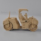 1 50 Diecast Model Toy Cat Military Cb-534d Vibratory Asphalt Compactor Replica