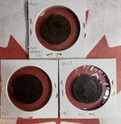 3 Different Canada Large Cents Lot F  All 1890 s  Better Circulated Up To Vf 