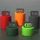 Portable Emergency Radio With Solar Charging  Hand Crank  And 12000 Mah Battery