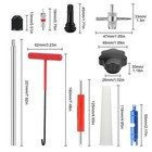 Tire Valve Stem Core Remover installer replacement Tool Kit For Tr413 Valve Core
