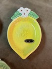 Vintage 1970s Josef Original Pottery Lemon Shaped Teabag Holder A Lot Of Four