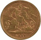 1895 Great Britain 1 2 Sovereign Km784 Vf Uncertified  905