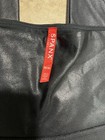Spanx Women   s Faux Leather Leggings Black Size M Regular Solid Ankle