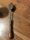 Leaf Millinery Press Antique Vintage Solid Bronze Handle Old Tool