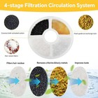 12pcs Replacement Filters For Pet Cat Water Fountain Activated Carbon Filters Us