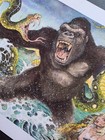 Original Tim Lehi Traditional Tattoo Flash Sheet Hand Signed  Stamped Mighty Joe