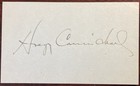  2  Items  Hoagy Carmichael-signed Card  W  B w Photo-vintage
