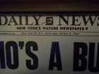 Daily News Brooklyn Dodgers    who   s A Bum    October 5  1955 Newspaper Reprint